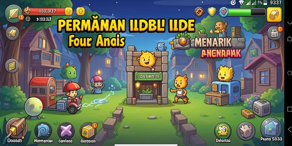 Tampilan gameplay Idle yang menawan dari 93337.