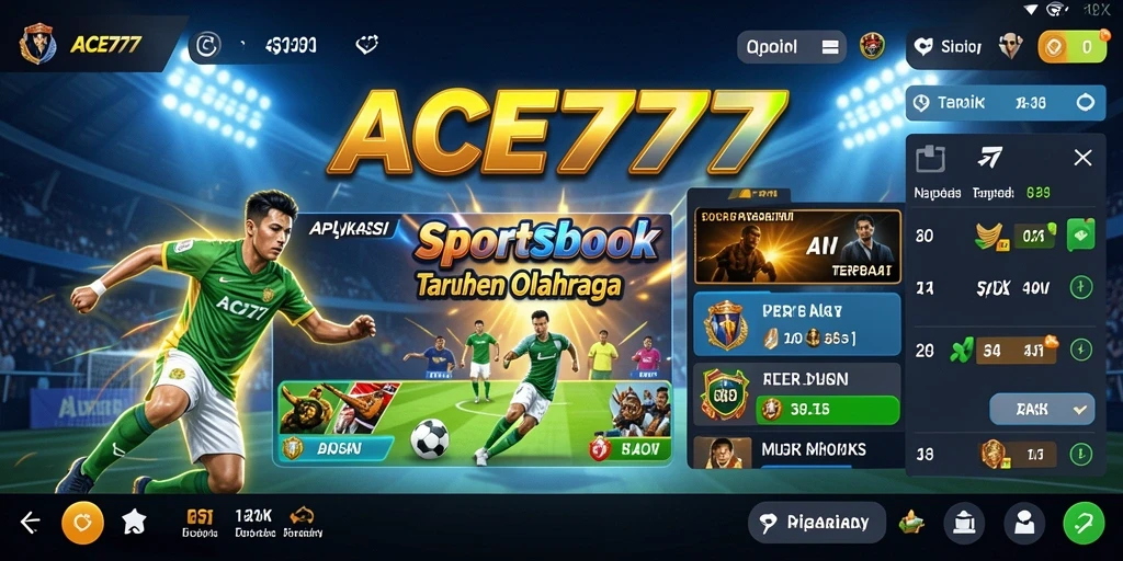 Tampilan gameplay yang menggembirakan di ACE777 untuk taruhan olahraga.