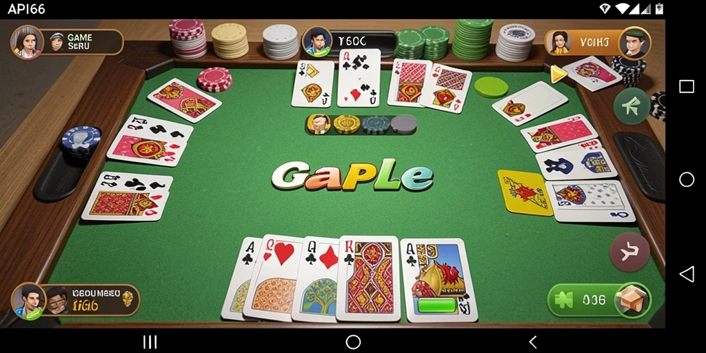 Tampilan gameplay Gaple yang menarik dan interaktif.