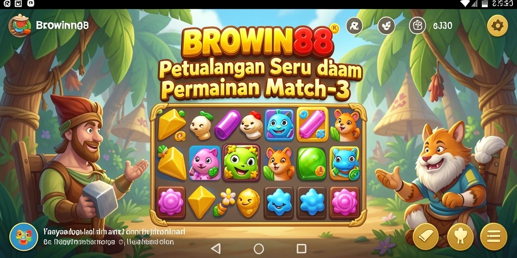 Gameplay seru dan penuh warna dalam BROWIN88.