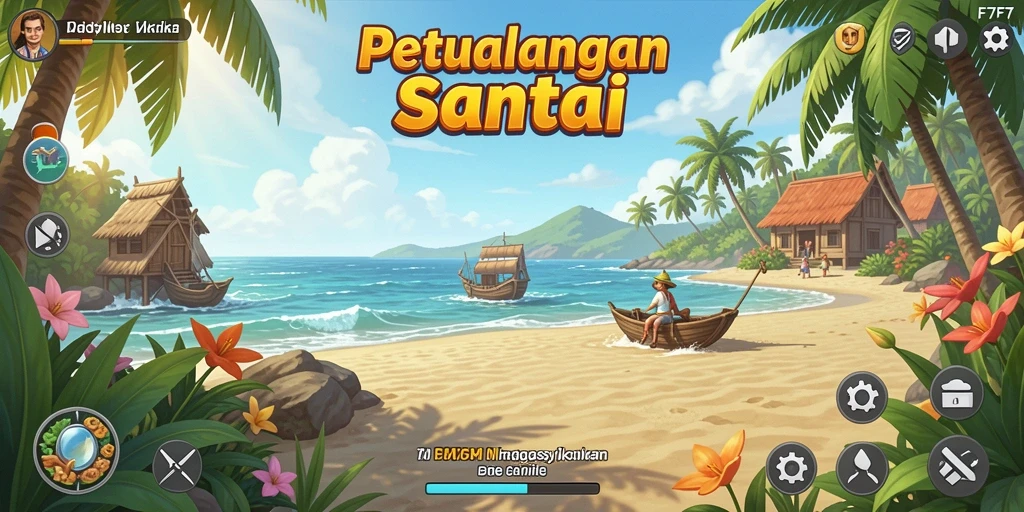 Tangkapan layar F7F7 yang menunjukkan aksi gameplay yang menyenangkan.