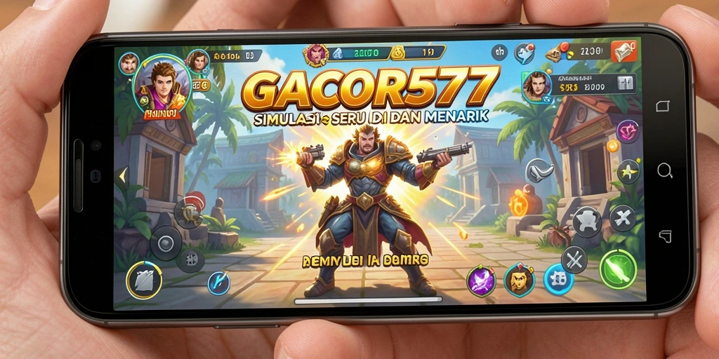 Screenshot menampilkan gameplay dinamis GACOR577 yang penuh aksi.