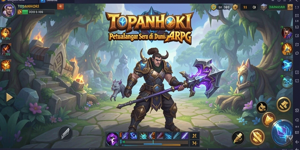 Tampilan gameplay seru di dunia ARPG.